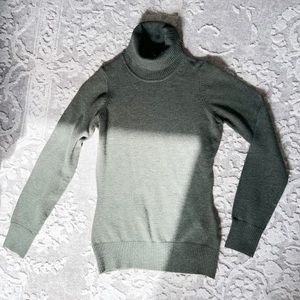French Connection green turtle neck